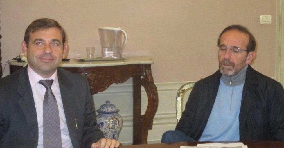 A sinistra Giovanni Illibato, a destra Riccardo Nencini
