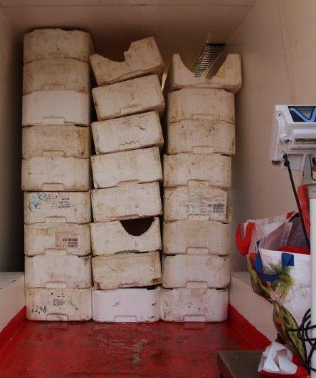 Sequestrati 350 chili di pesce 