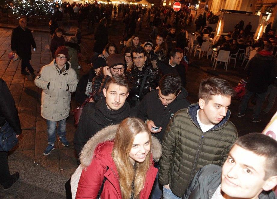 In fila per un autografo di Kaukenas