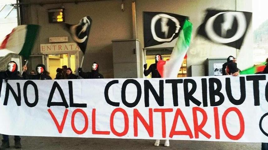 Il collettivo studenti dice no a Casapound