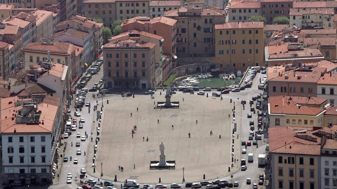 Piazza della Repubblica vista dall'alto