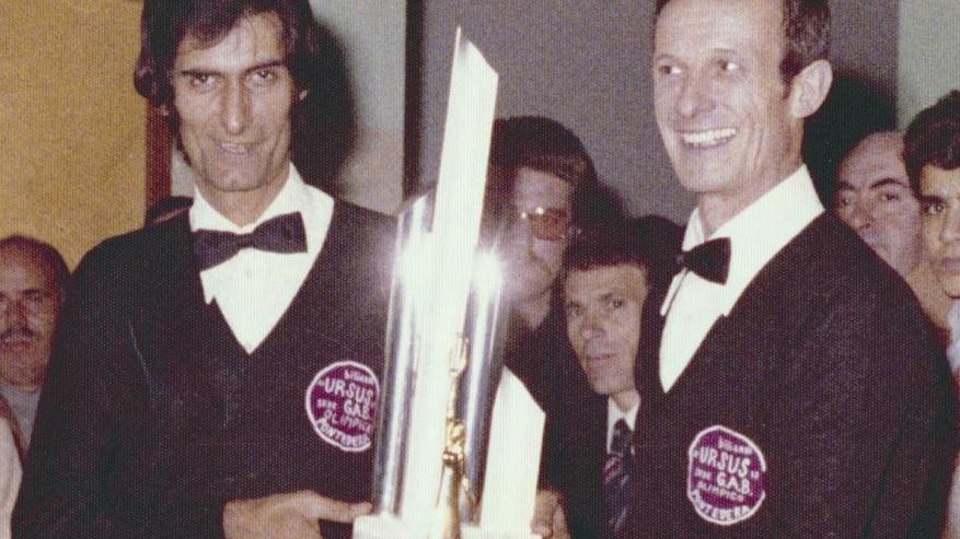 Da sinistra Alessandro Mazzinghi e Zelino Costagli, primi ai nazionali nel ’75