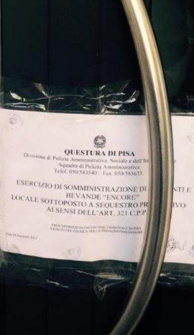 «Fa troppo rumore» Sequestrato l’Encore 