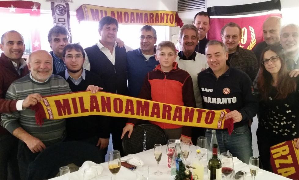 La cena del club Milano-Amaranto