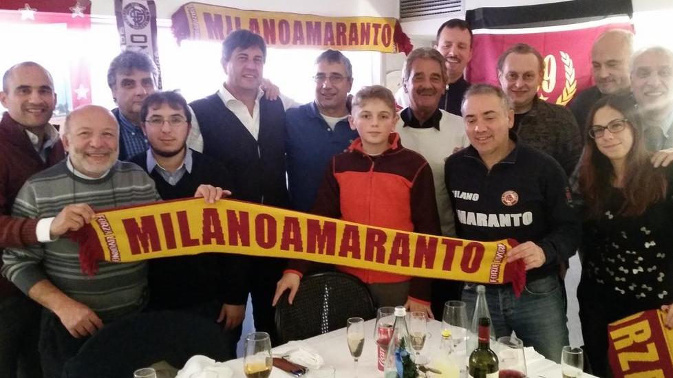 La cena del club Milano-Amaranto
