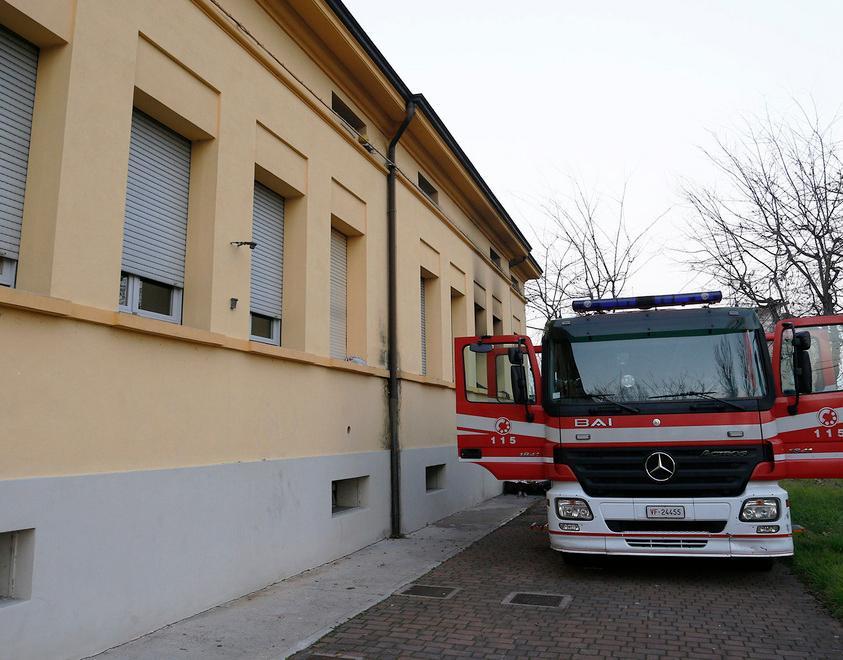 A fuoco un appartamento 