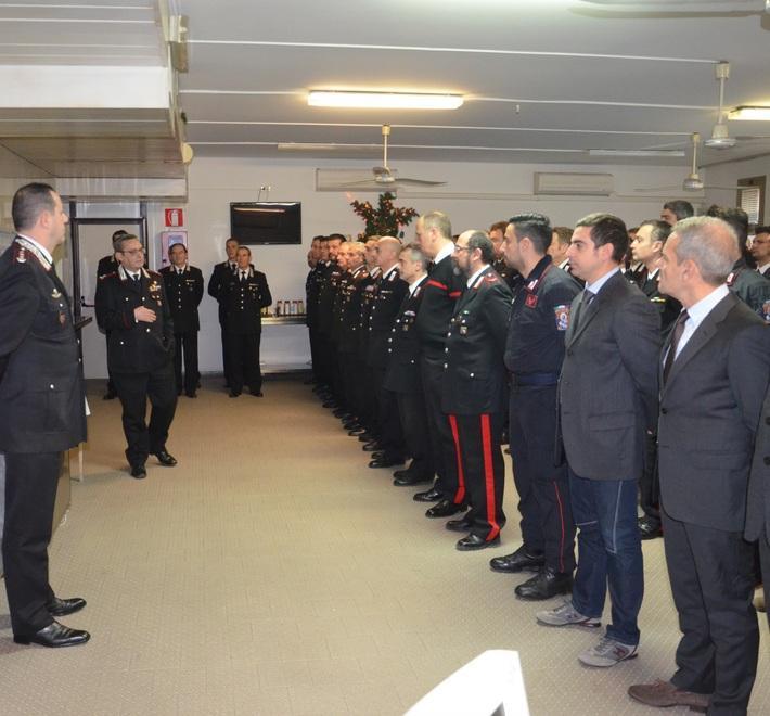 Generale Paparella in visita 