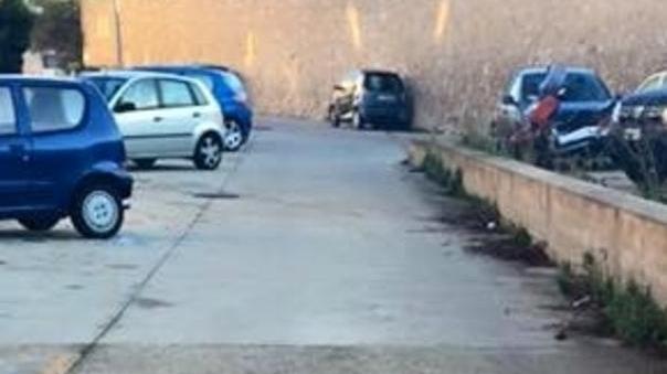 Via Usai, il luogo dell'incidente