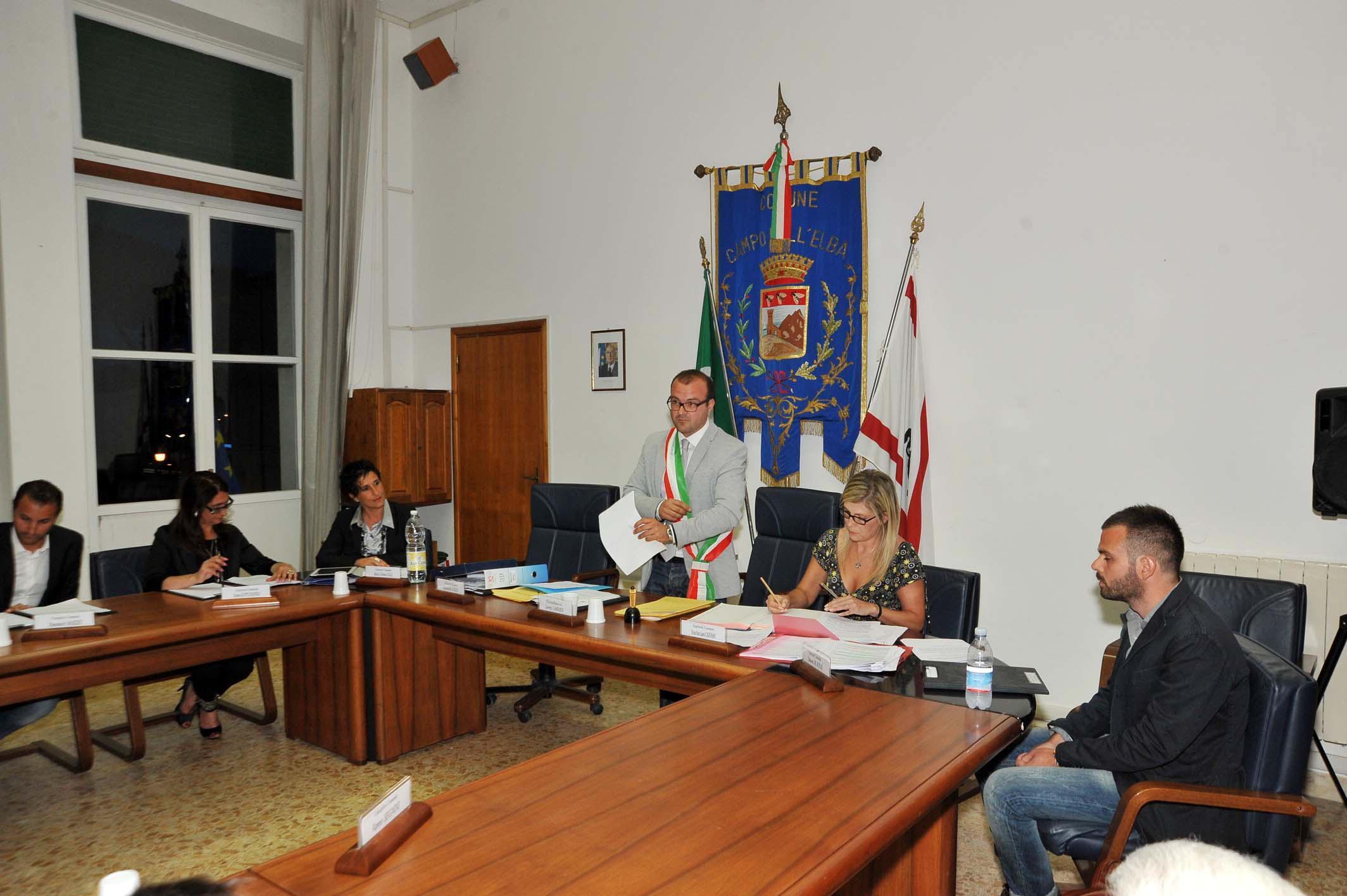 Lorenzo Lambardi in consiglio comunale