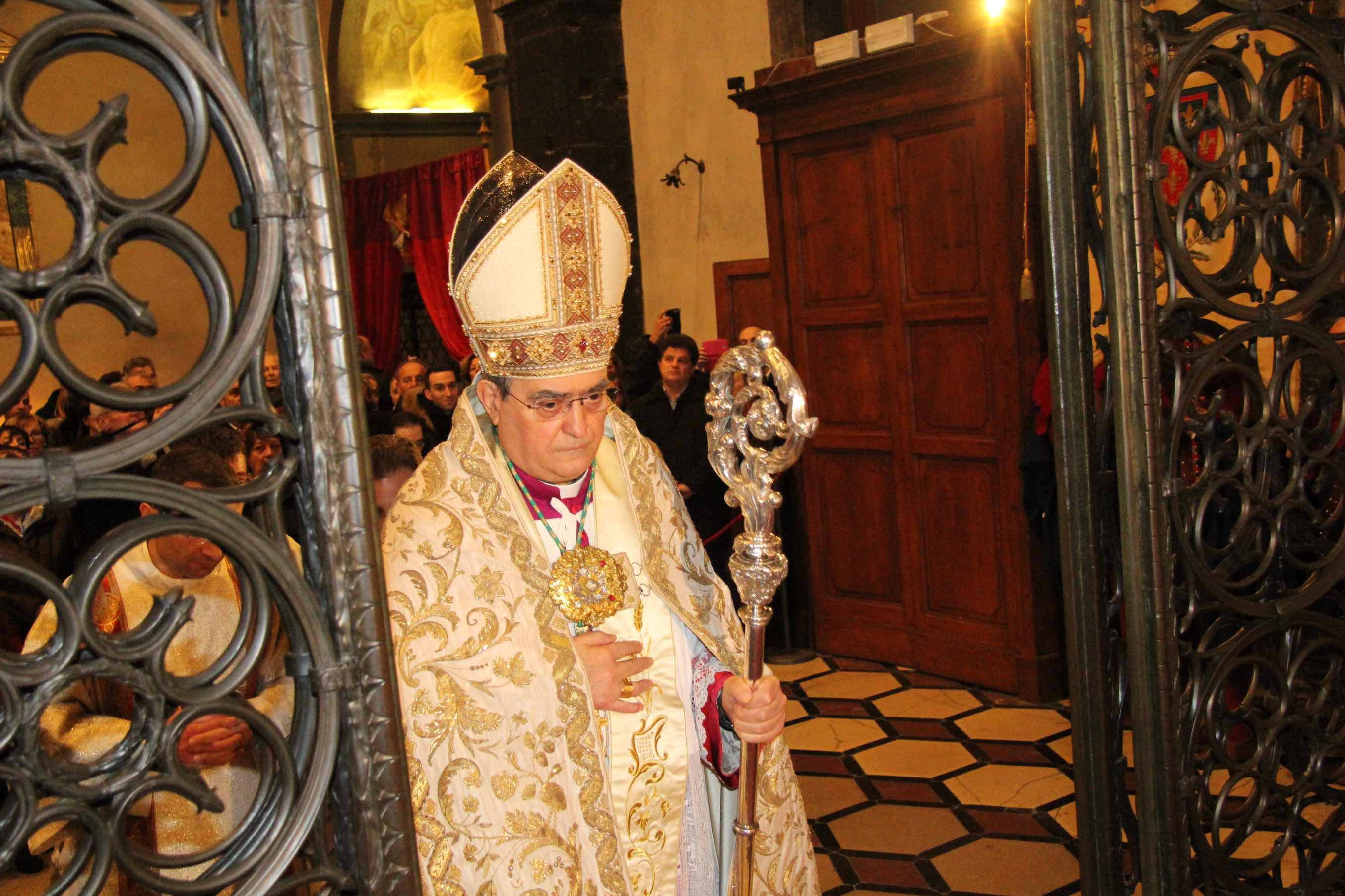 Il vescovo Franco Agostinelli