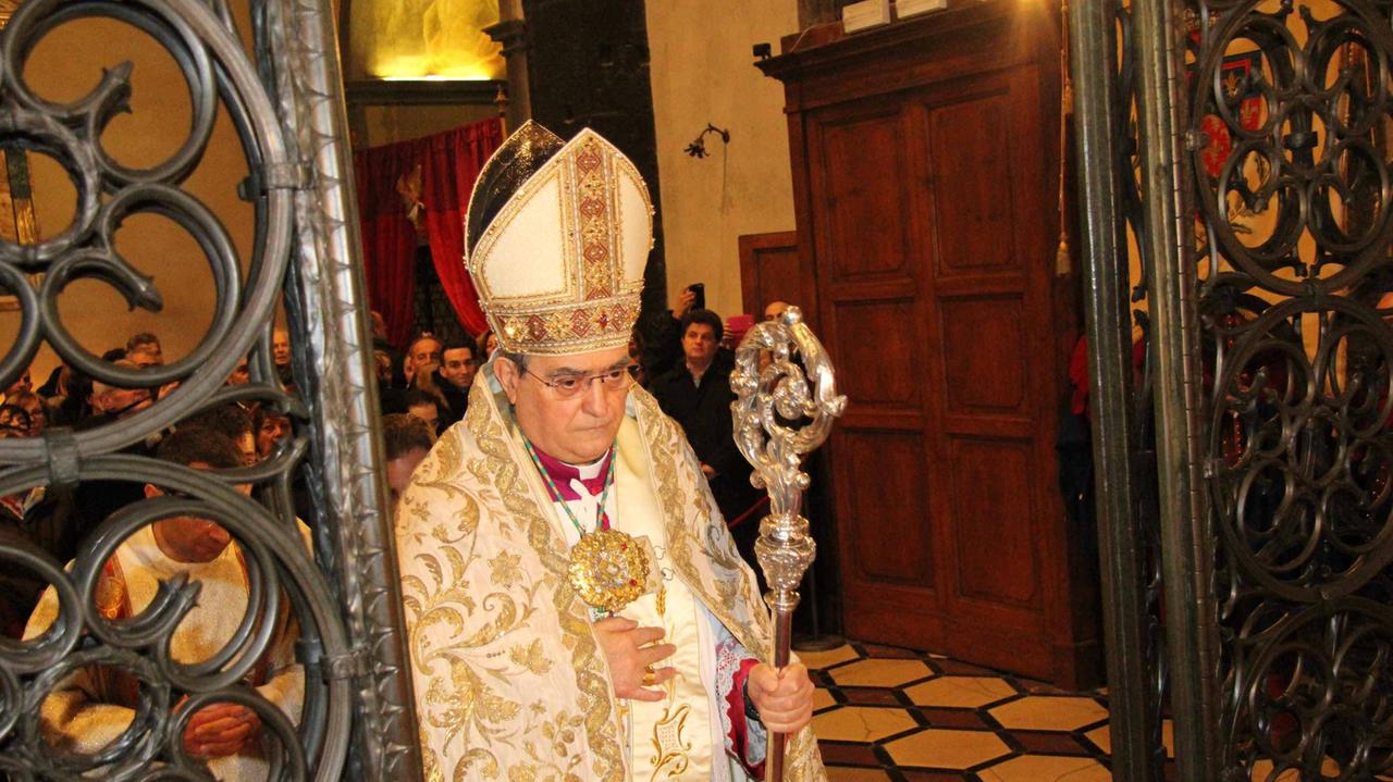 Il vescovo Franco Agostinelli