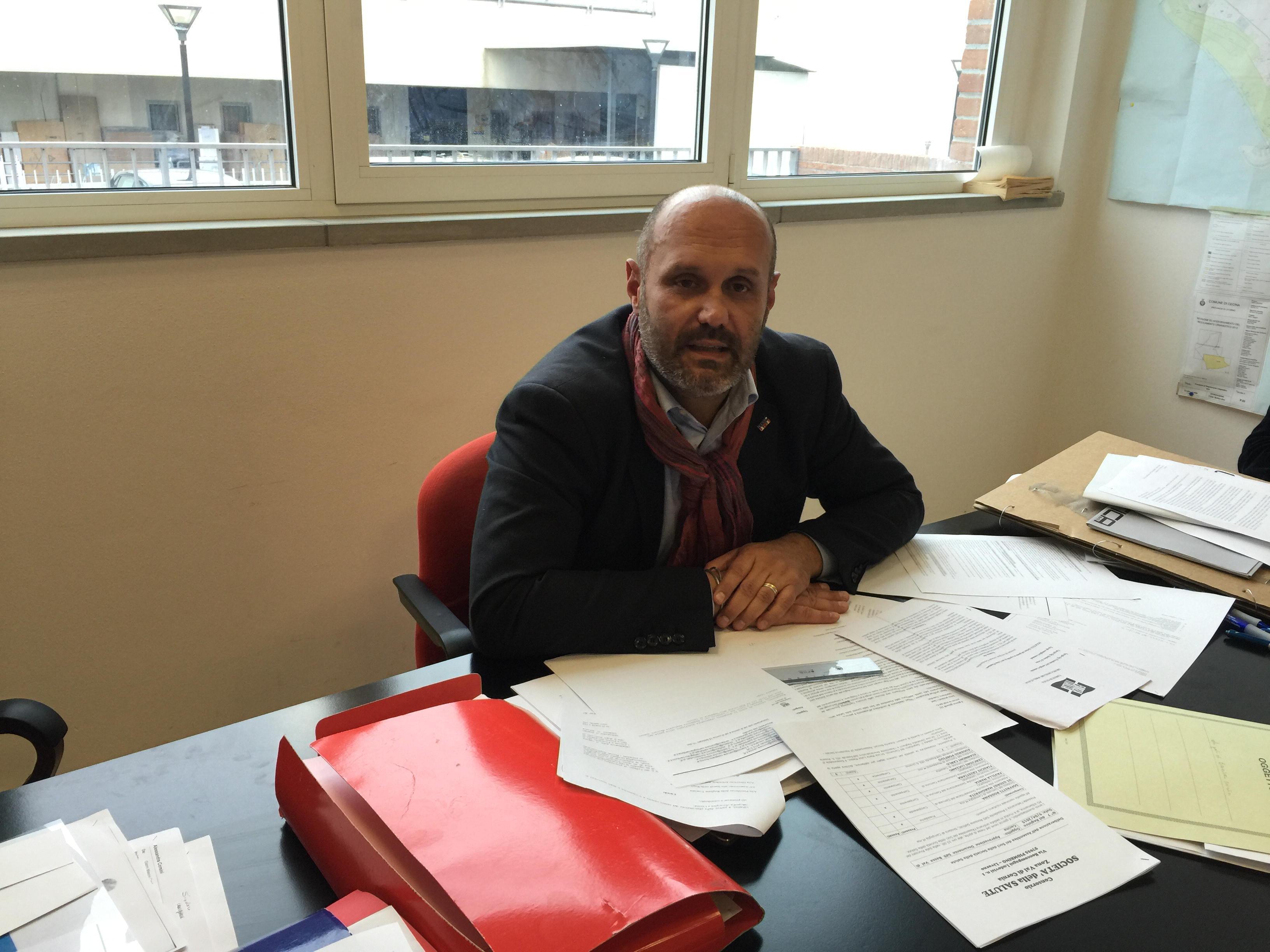 Il sindaco Samuele Lippi
