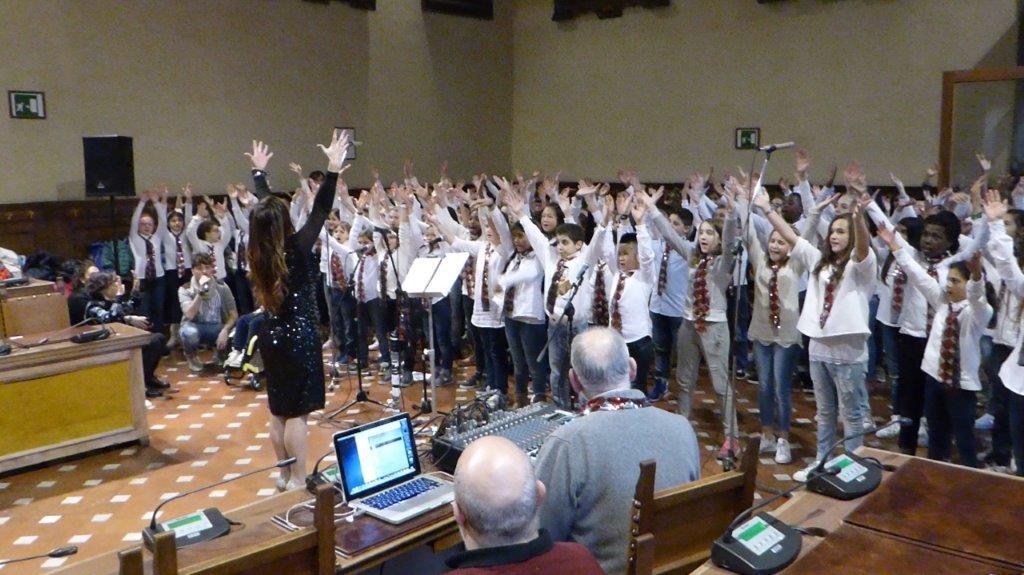 I bambini nel palazzo comunale di Prato