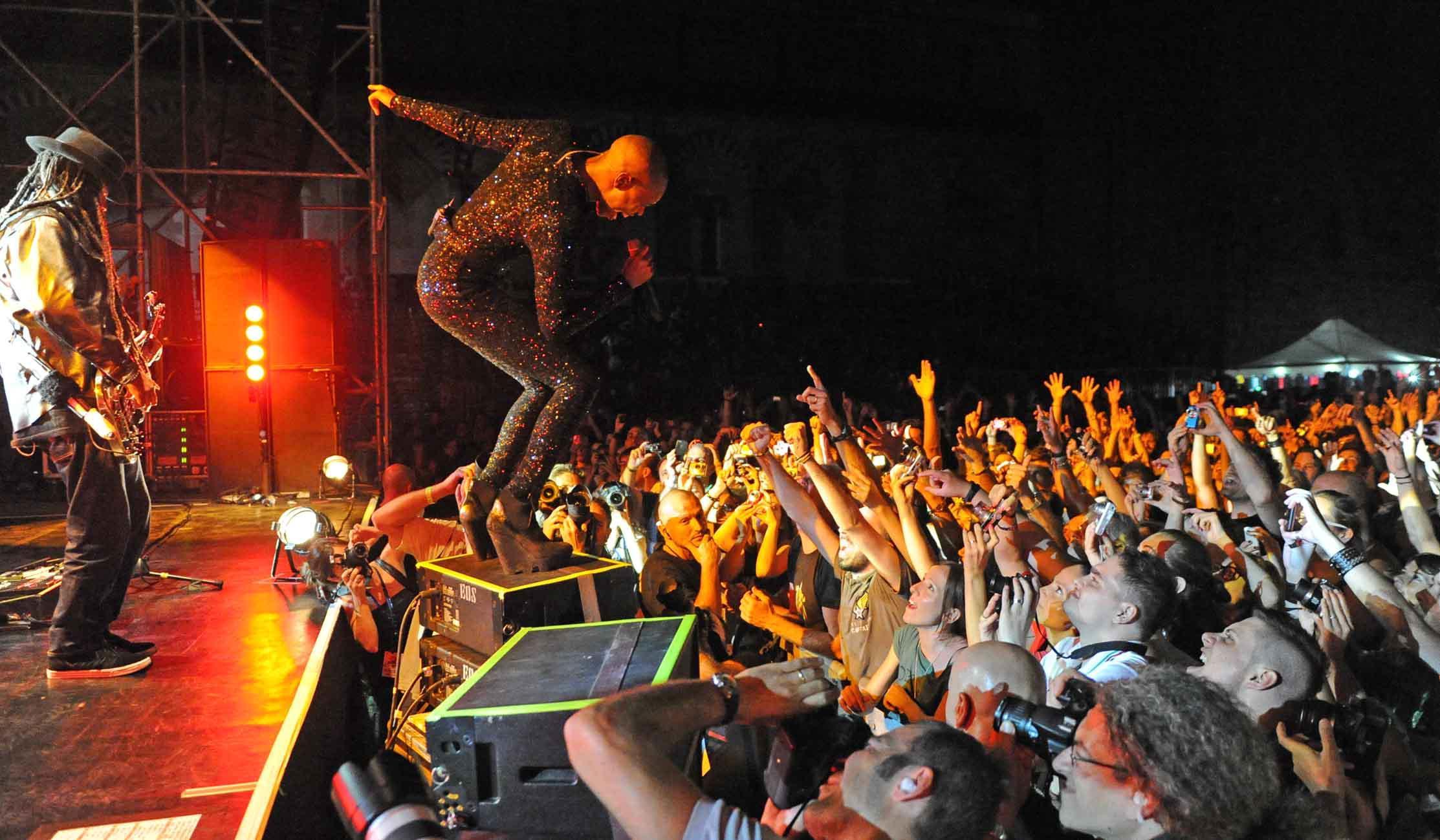 L'esibizione degli Skunk Anansie al Blues 2011 