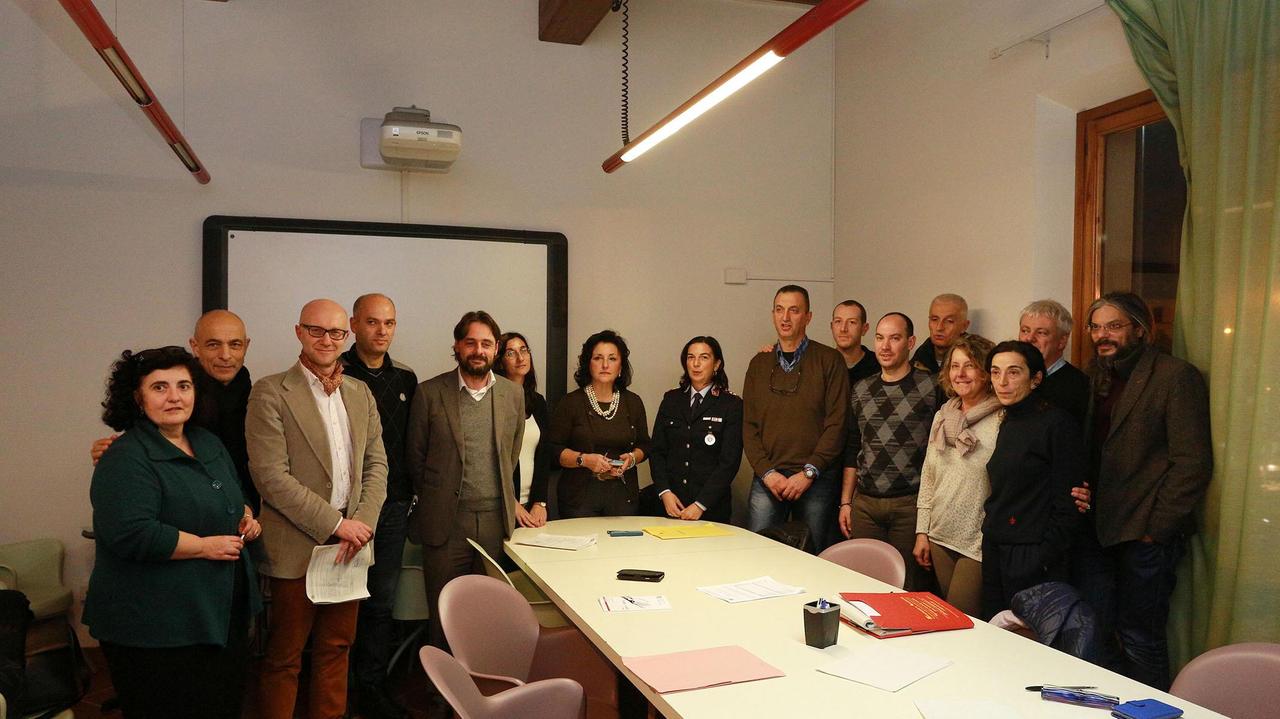 La firma dell’accordo nella sede dell’Unione dei Comuni (Foto Agenzia Carlo Sestini)