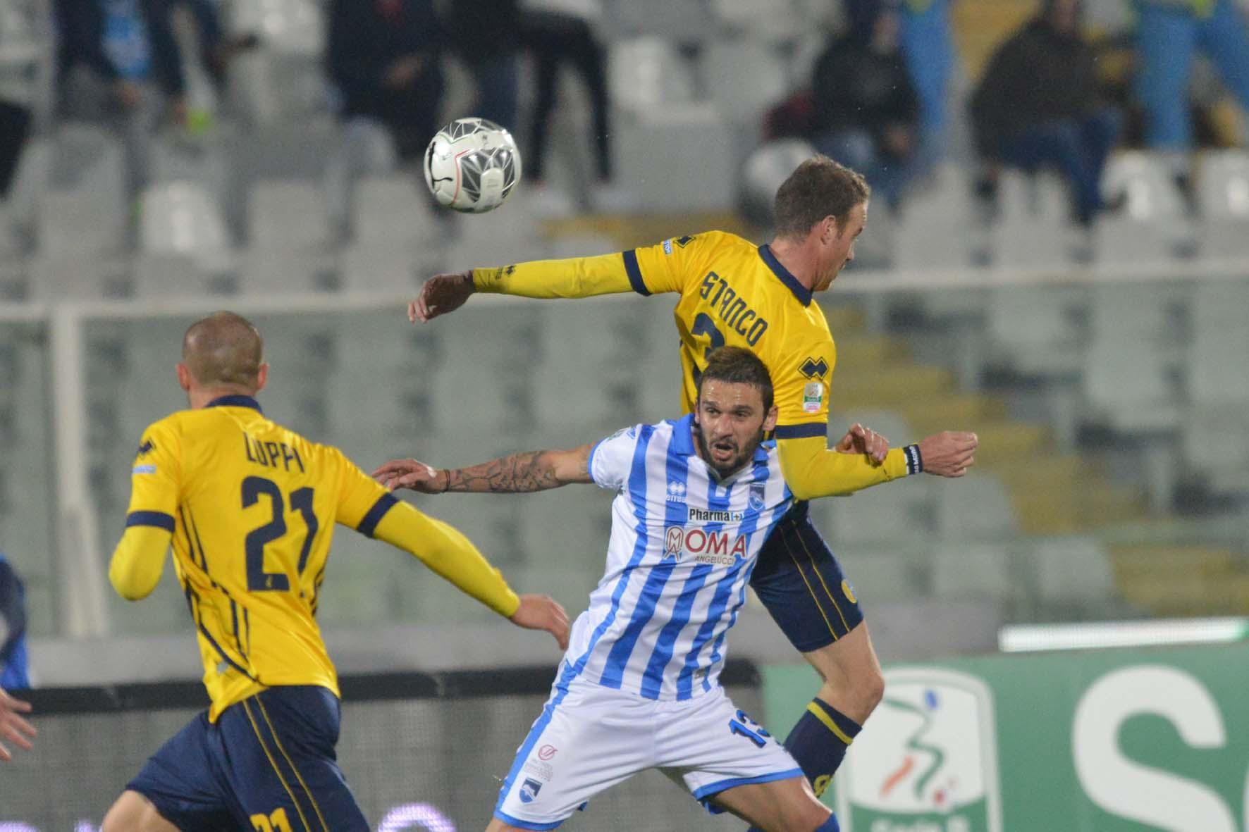 Serie B. Pescara - Modena: 1-0  (Lapadula) 