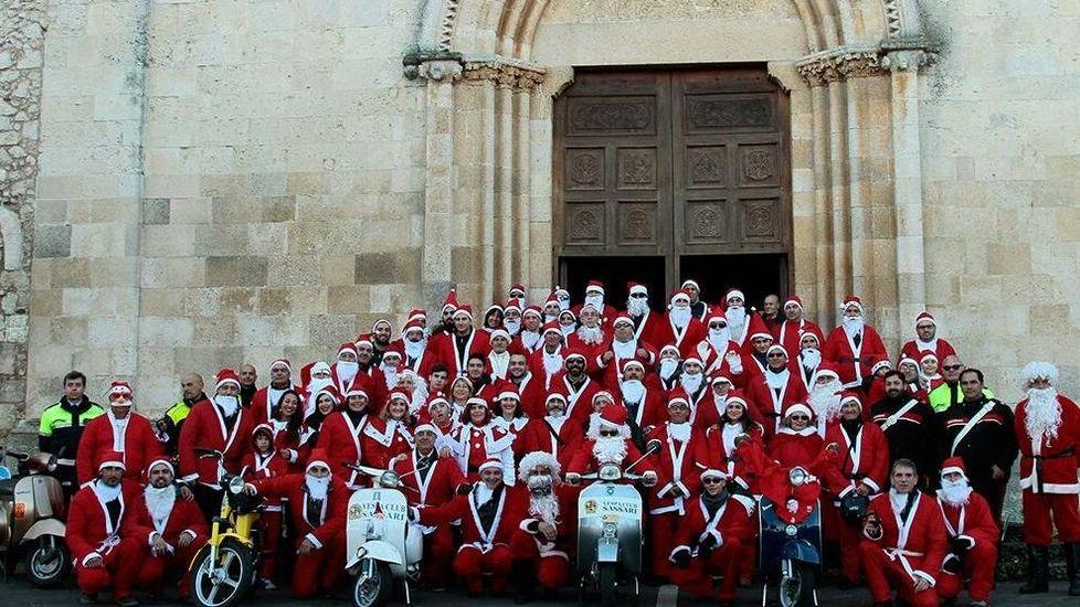 Babbo Natale arriva con la Vespa