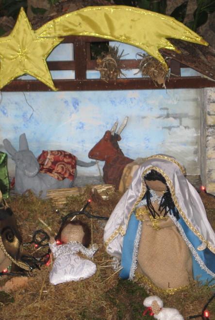 A Gavoi un presepe nel segno del materiale da riciclo