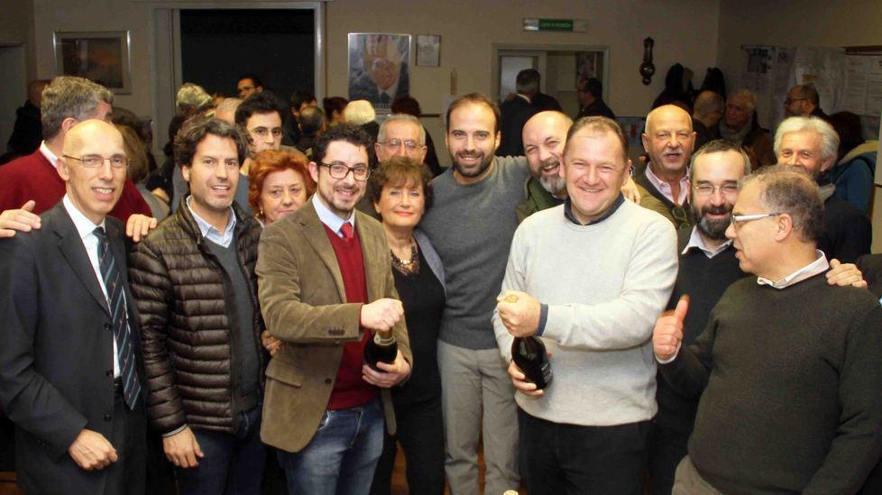 Il brindisi delle feste con il Pd
