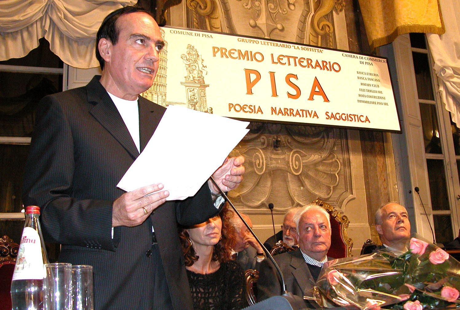 Marco Barabotti durante una presentazione culturale (Foto Muzzi)