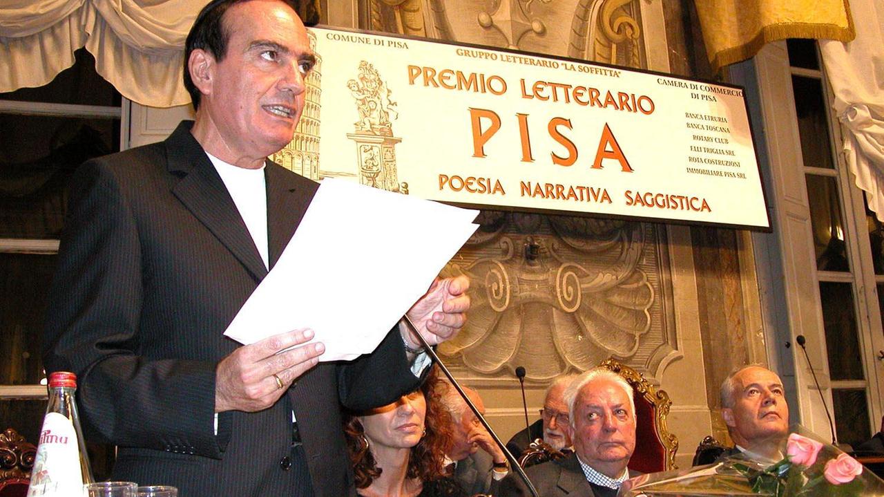 Marco Barabotti durante una presentazione culturale (Foto Muzzi)