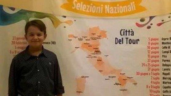 Pietro Landini ha partecipato allo Zecchino d'Oro