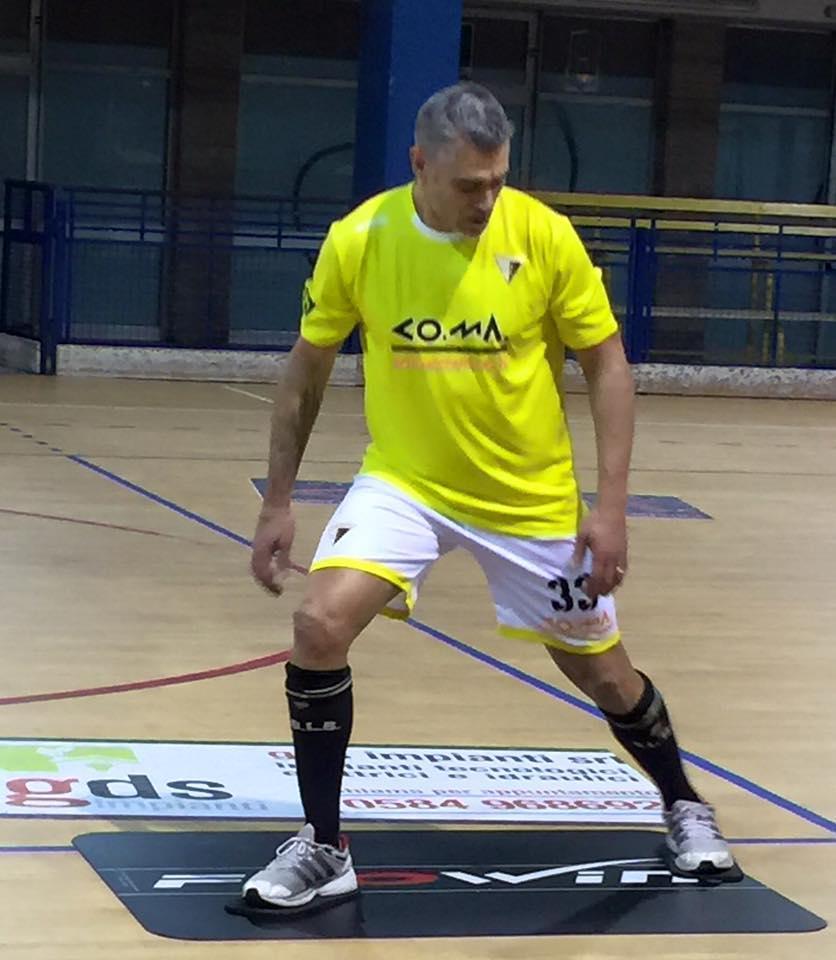 Sergio Silva si allena con la casacca del Cgc (foto Paola Benedetti)