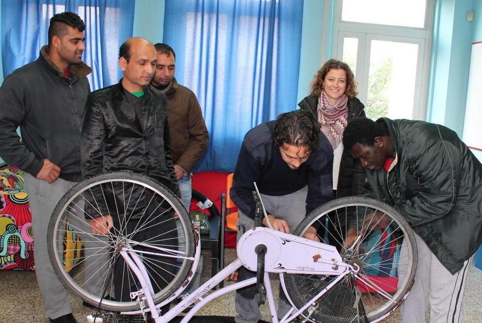 Una ciclofficina didattica per i migranti 