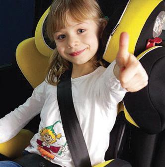 Nuova campagna per il trasporto dei bimbi in auto 
