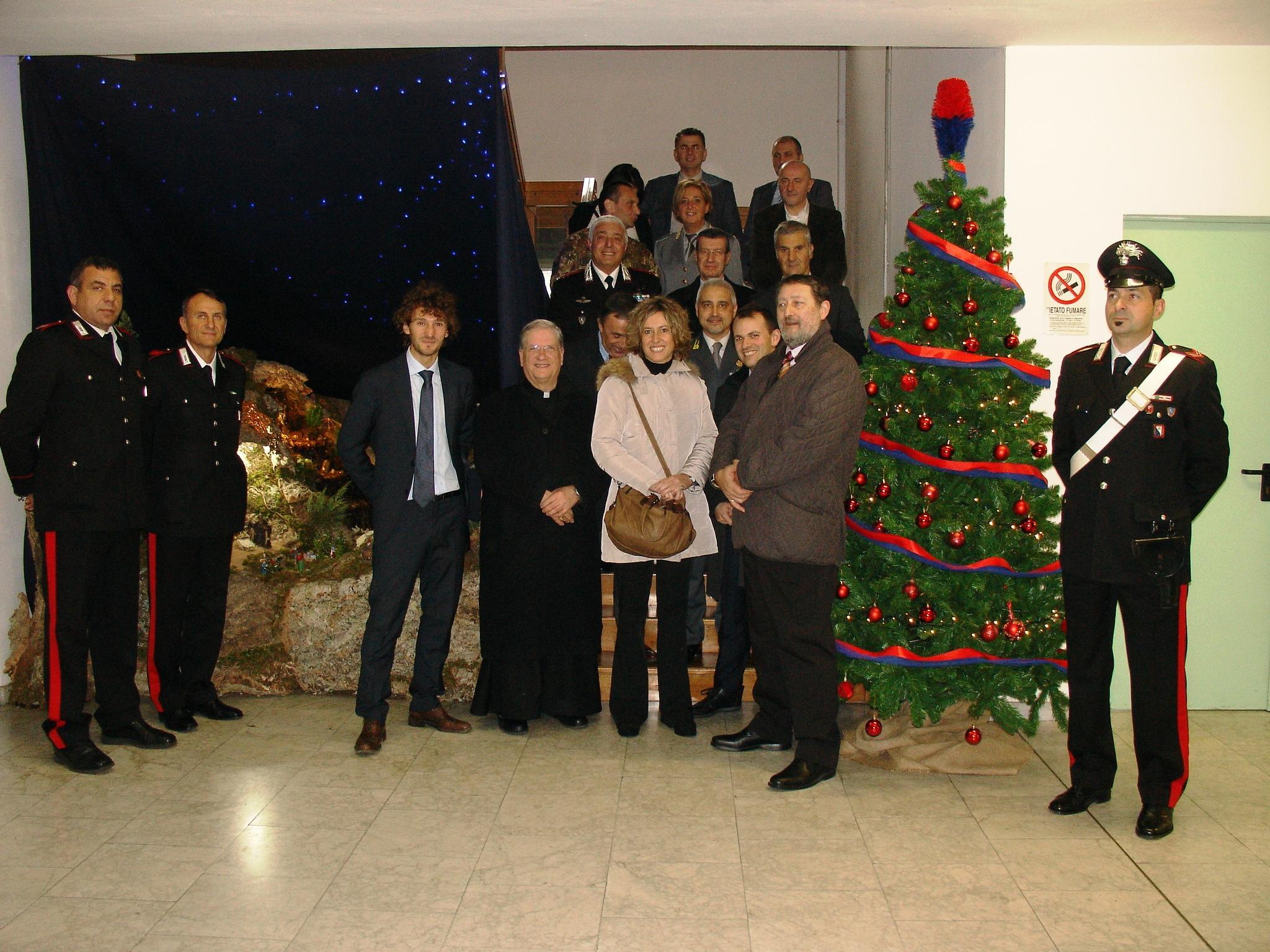 Scambio di auguri al comando dei carabinieri