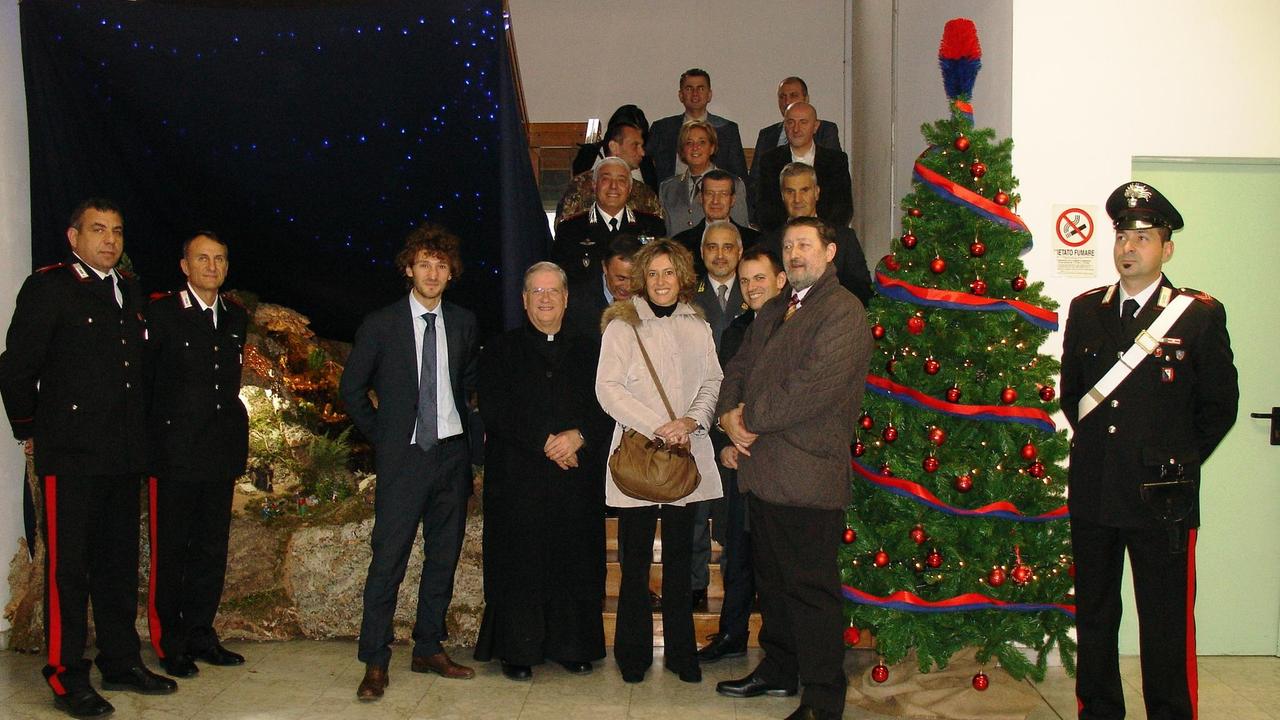 Scambio di auguri al comando dei carabinieri