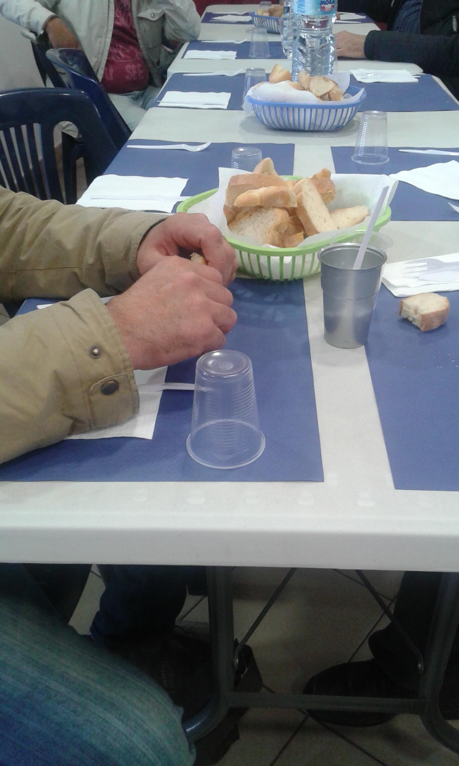 La mensa dei poveri di Olbia