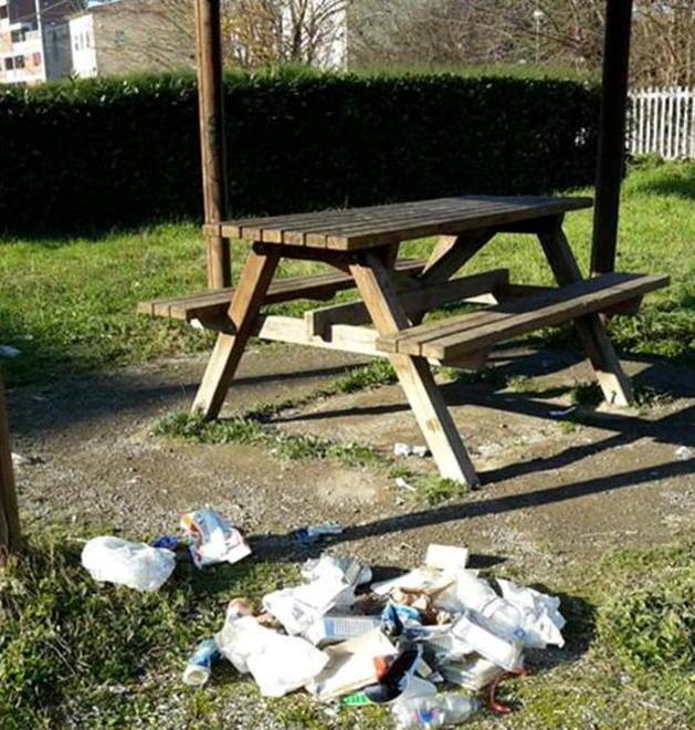 L’Albereta in stato di degrado