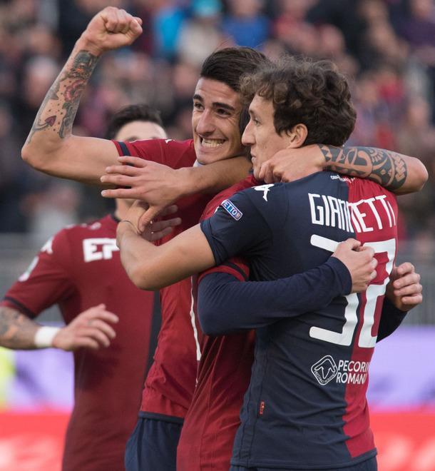 Cagliari coop del gol: quindici i giocatori andati finora a segno 