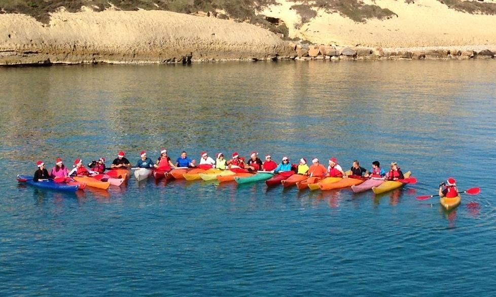 Babbo Natale è arrivato in canoa