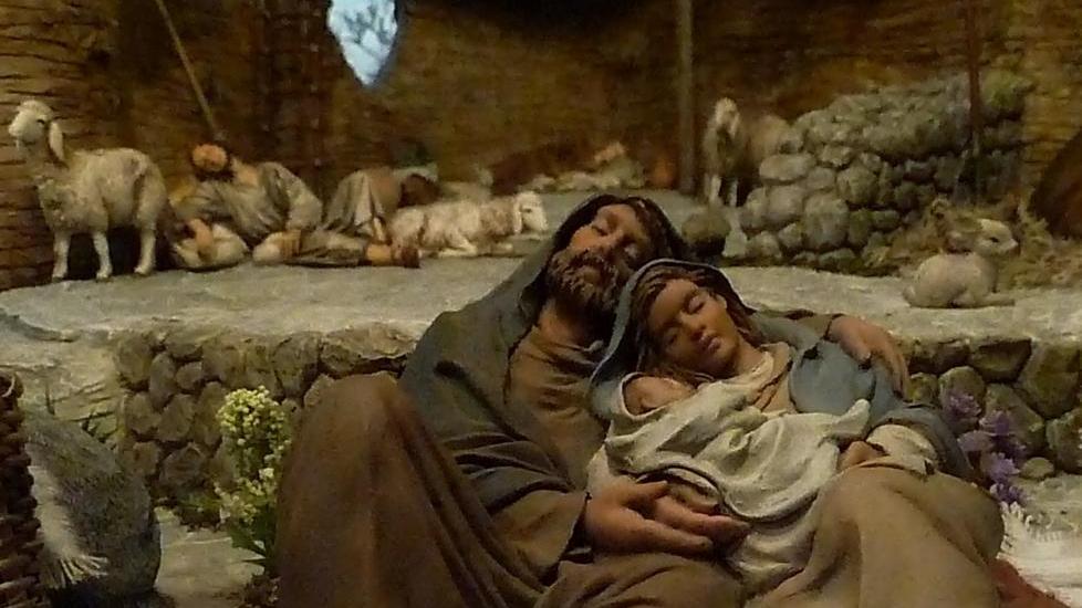 C’è il tradizionale presepe artistico