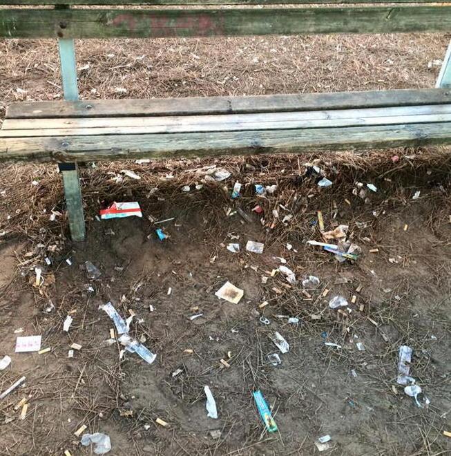Studenti accusati di sporcare il parco dei bambini
