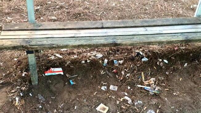 Studenti accusati di sporcare il parco dei bambini