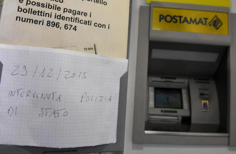 Assalto al bancomat di Poste: arrestato 