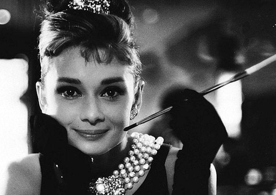 Audrey Hepburn sul set di «Colazione da Tiffany»