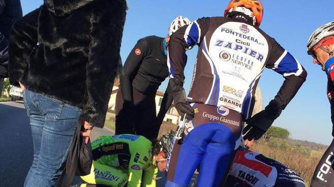 Brutta caduta dalla bicicletta per il commerciante Diciotti