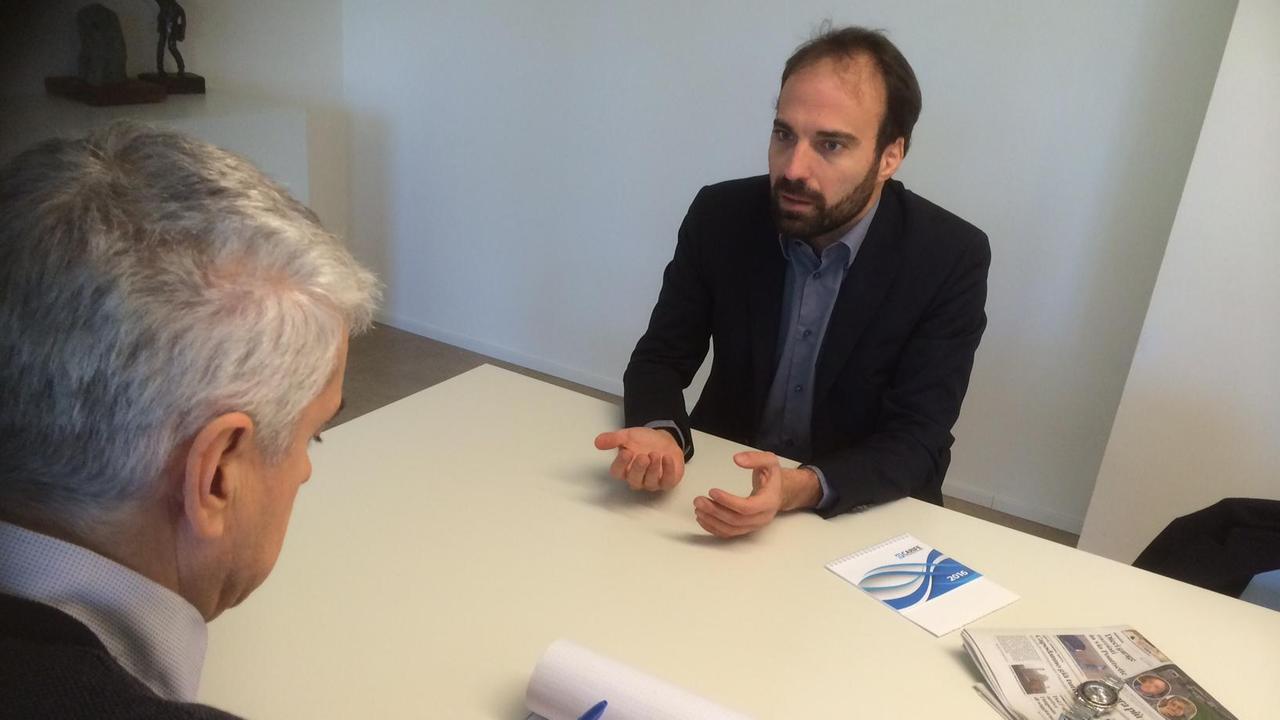 L'intervista a Luigi Marattin nella redazione della Nuova Ferrara