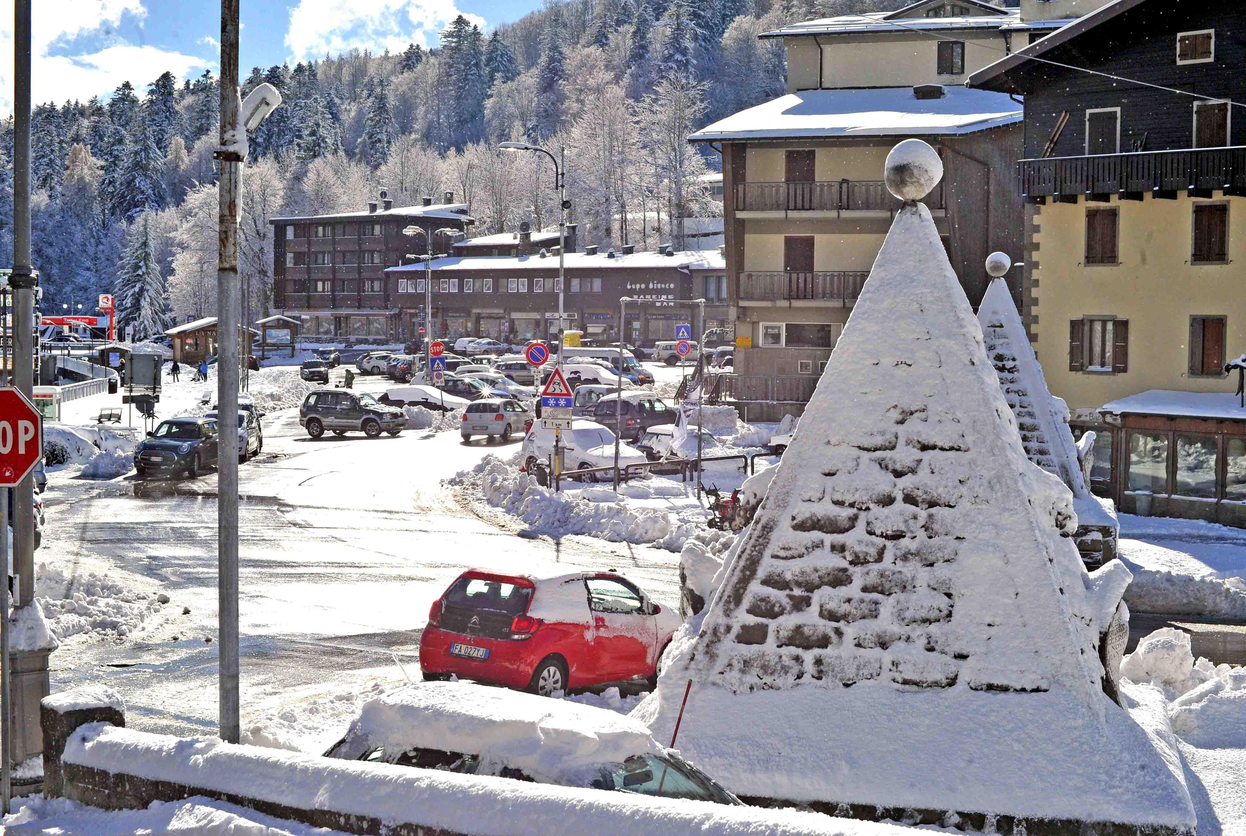 L'ultima nevicata del 22 novembre all'Abetone (foto Lorenzo Gori)