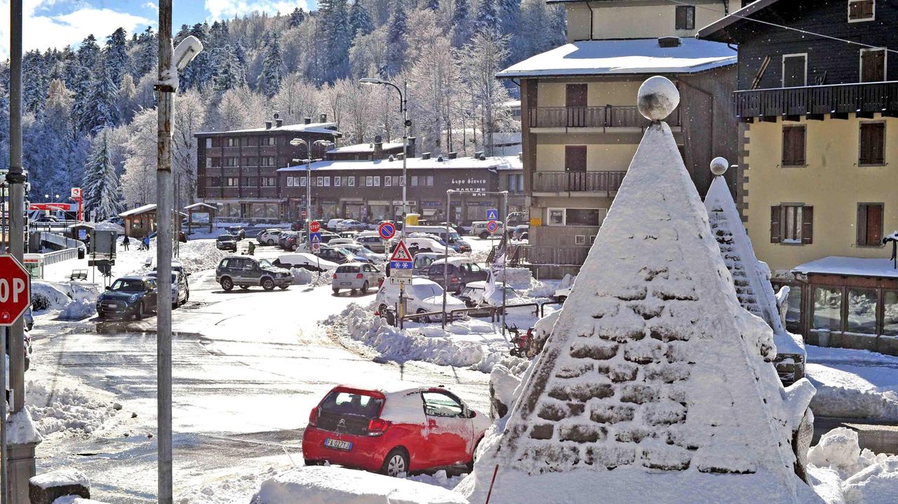L'ultima nevicata del 22 novembre all'Abetone (foto Lorenzo Gori)