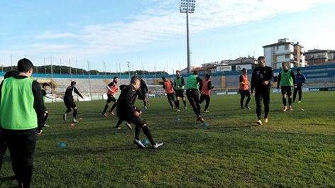 I nerazzurri al lavoro sul prato dell'Arena (pisachannel.tv)