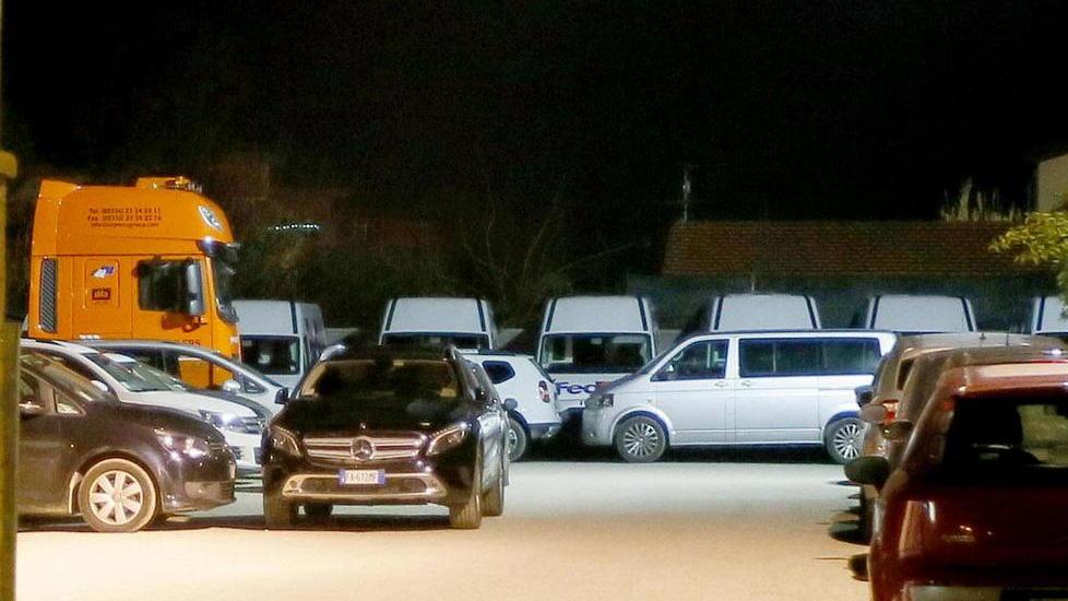 Strage di auto danneggiate