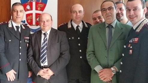Gli auguri del sindaco Sanna ai carabinieri e alla polizia