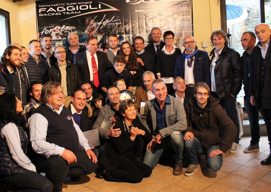 Delegazione modenese alla festa per Faggioli