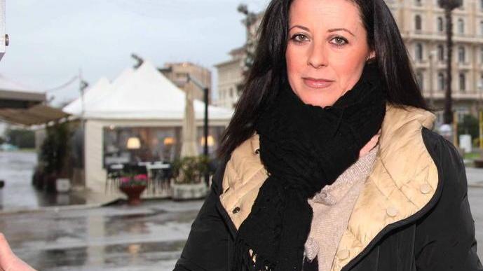 Veronica sulla passeggiata di Viareggio (foto Ciurca / Paglianti)