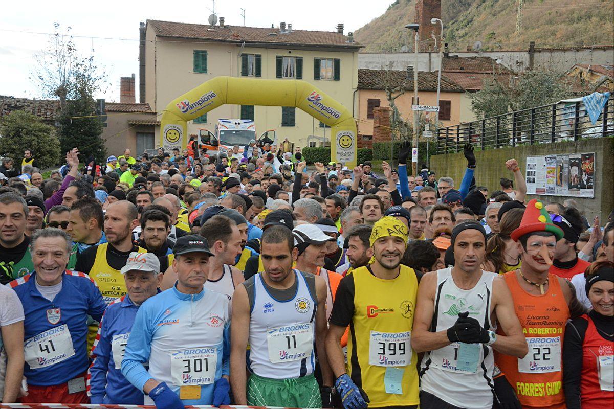 La partenza della corsa